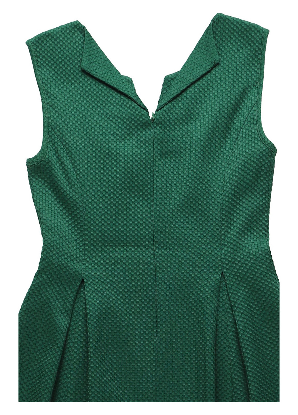 Изумрудное кэжуал платье клеш, в стиле ампир MINT&BERRY однотонное