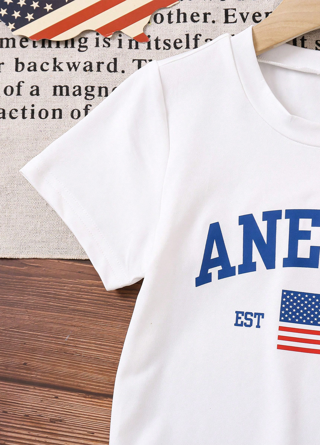 Белая летняя футболка SHEIN