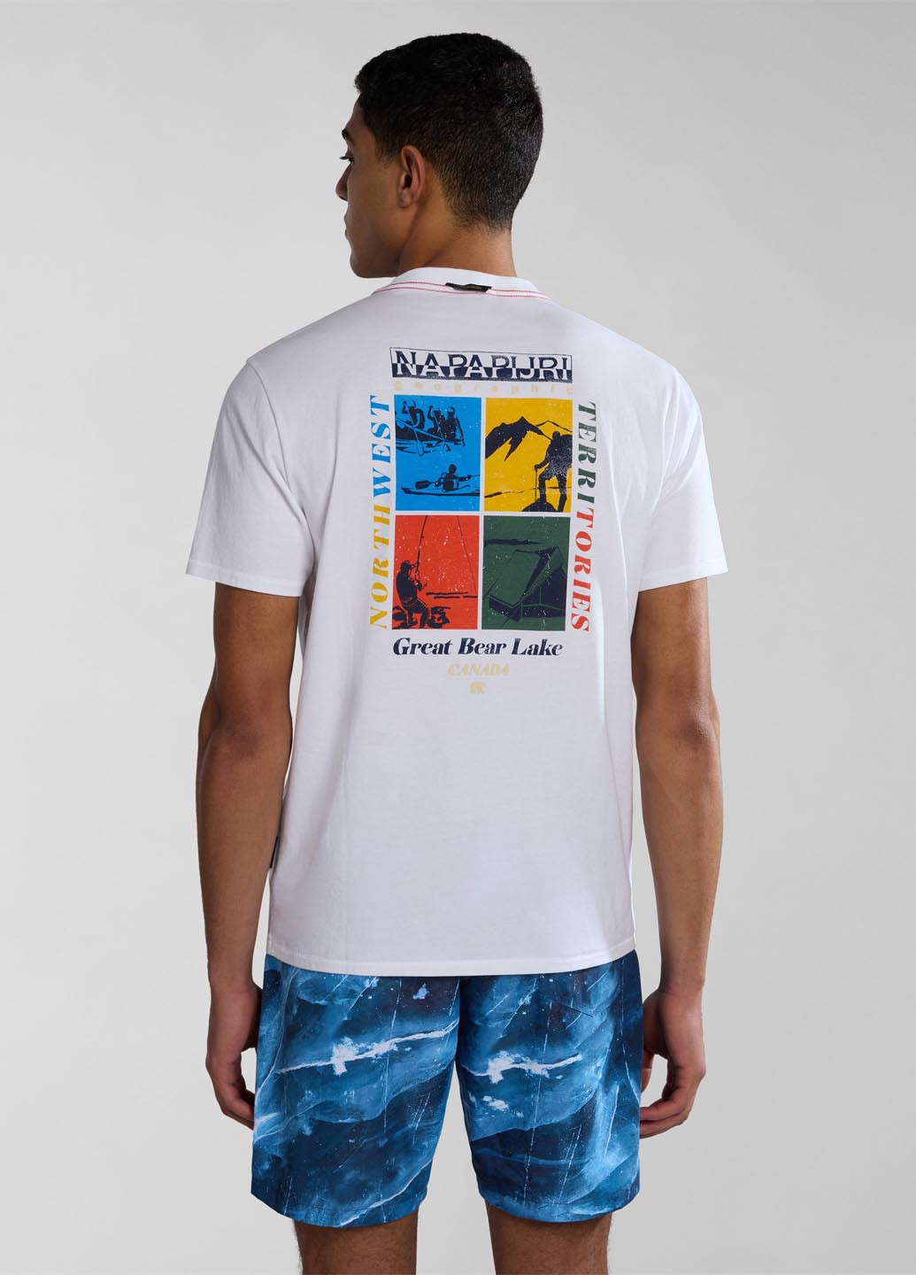 Белая футболка Napapijri