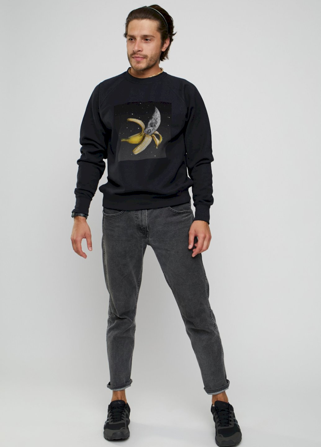 Черный свитшот мужской YAPPI (198688737)