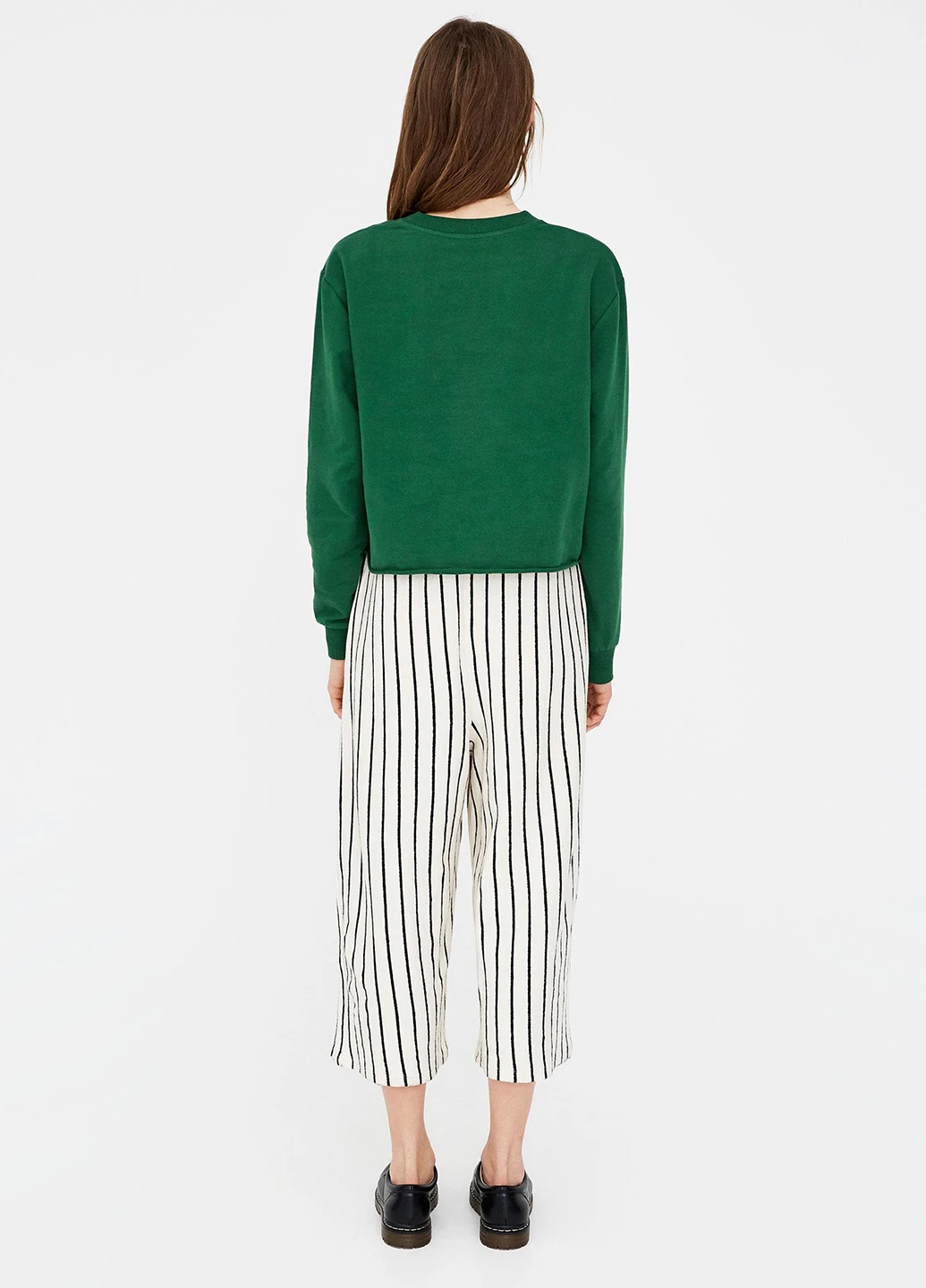 Зелений світшоти Pull & Bear напис без декору (243646877)