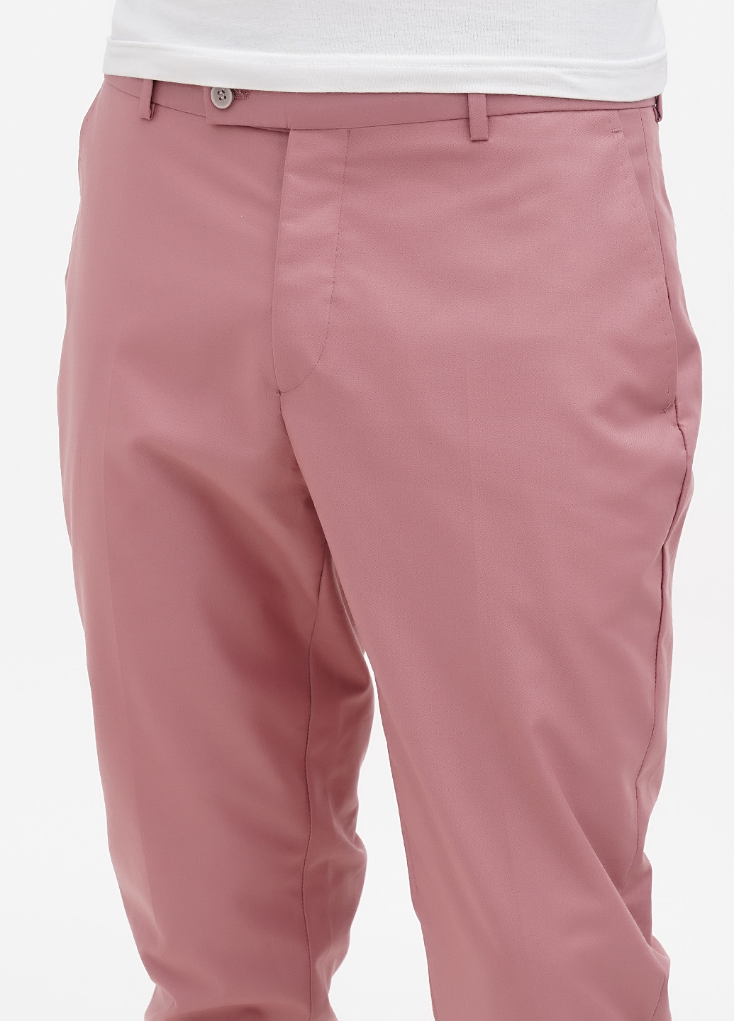 Розовые кэжуал демисезонные чиносы брюки Boohoo