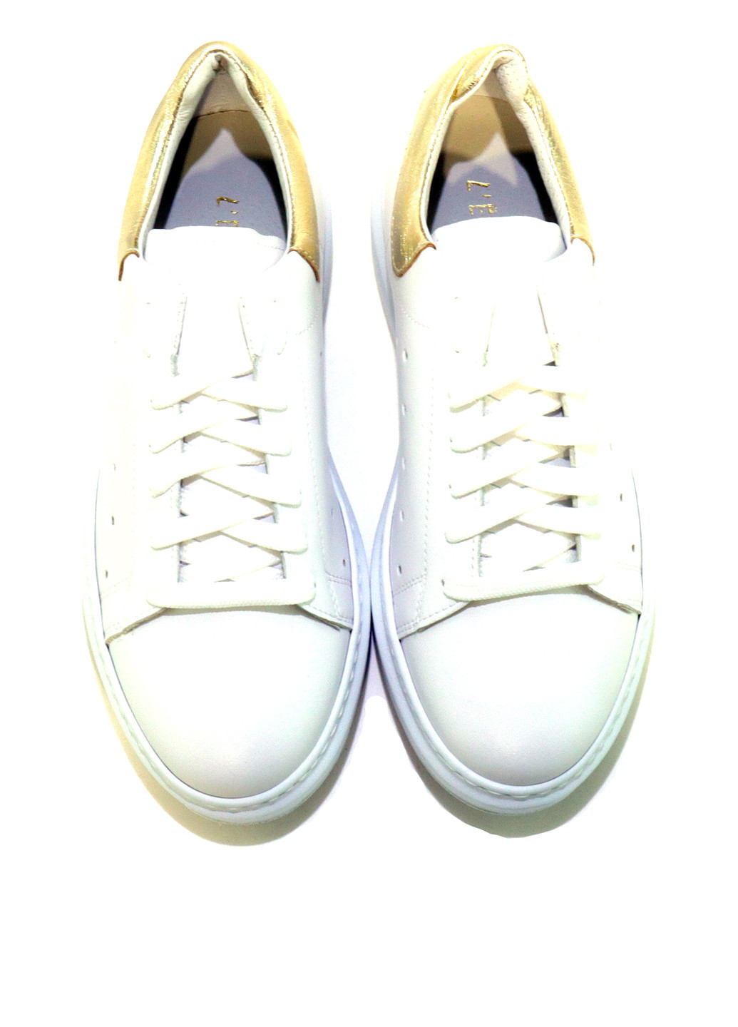 Білі осінні кросівки L'Estrosa