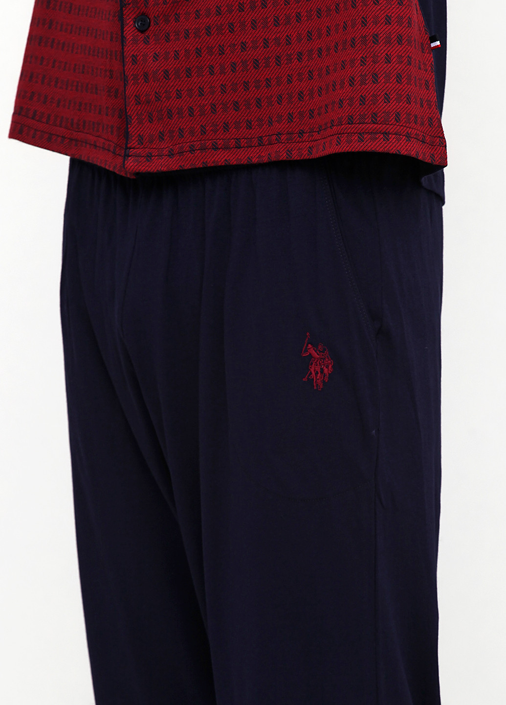 Бордовый демисезонный комплект (рубашка, брюки) U.S. Polo Assn.