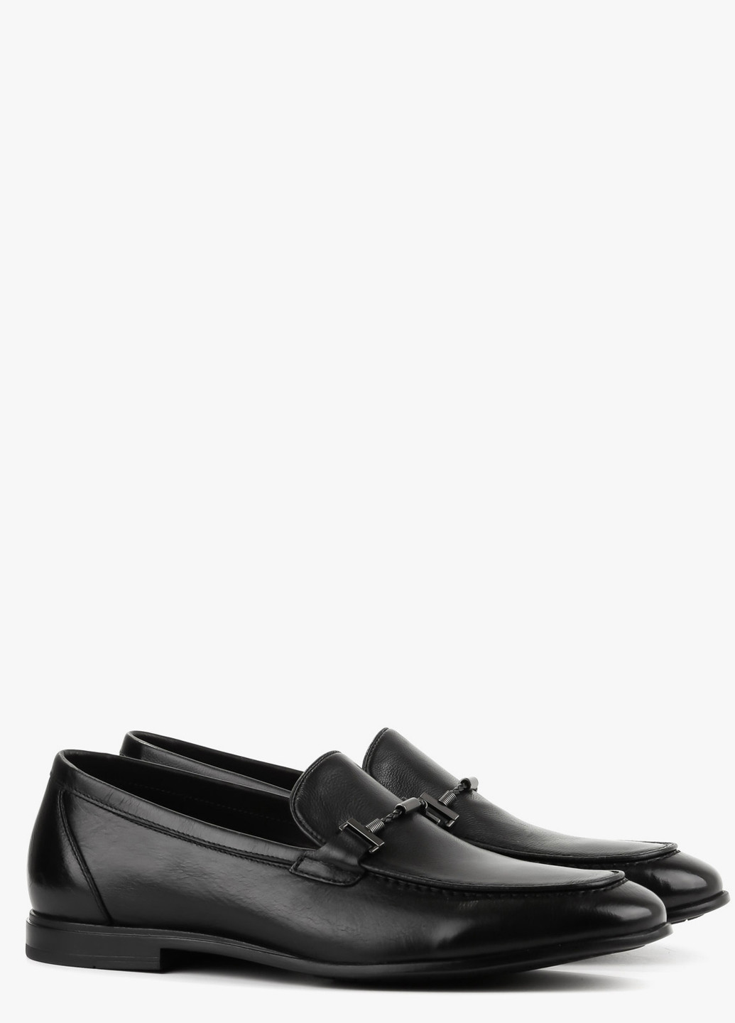 Черные классические, кэжуал туфлі Arzoni Bazalini без шнурков