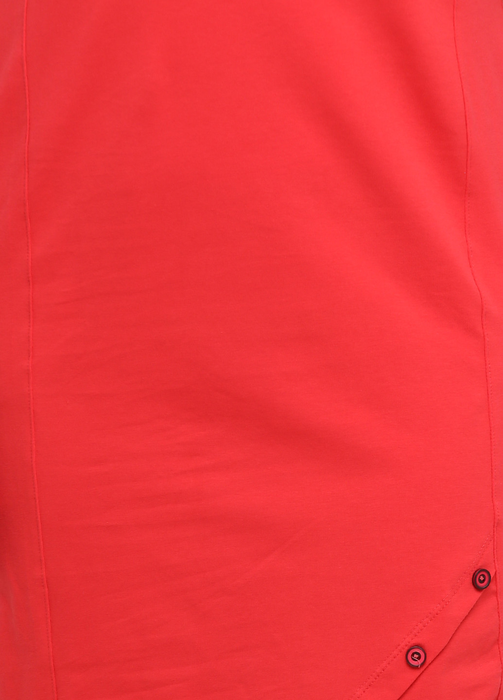 Червона домашній сукня сукня-футболка ROMEO LIFE однотонна