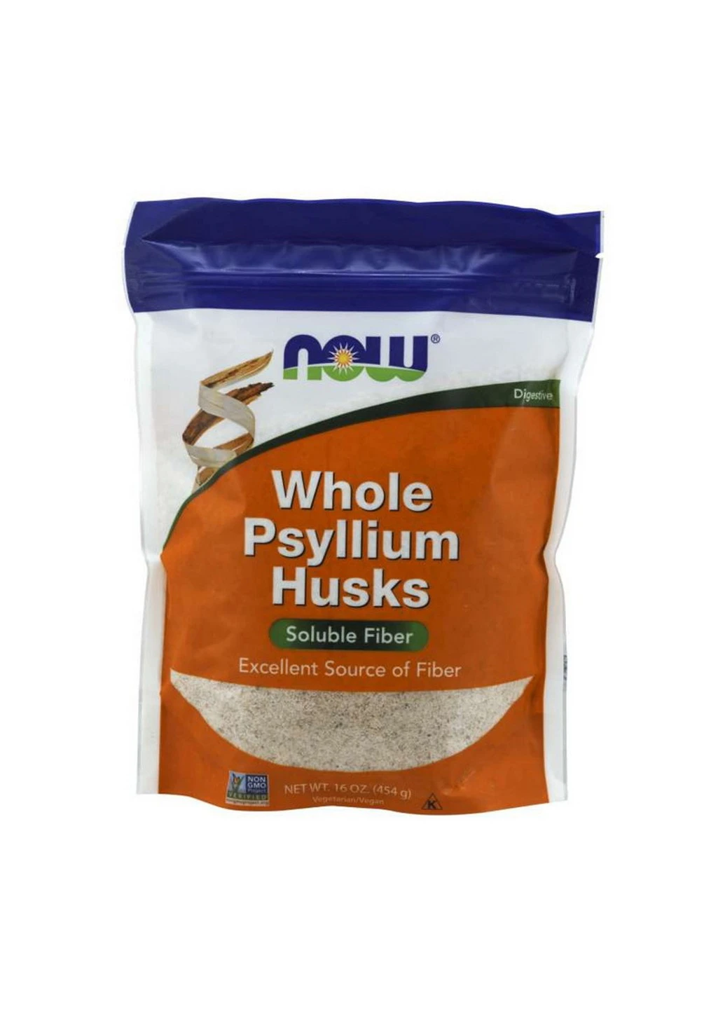 Подорожник Whole Psyllium Husks 454 грамм Now Foods (255409772)