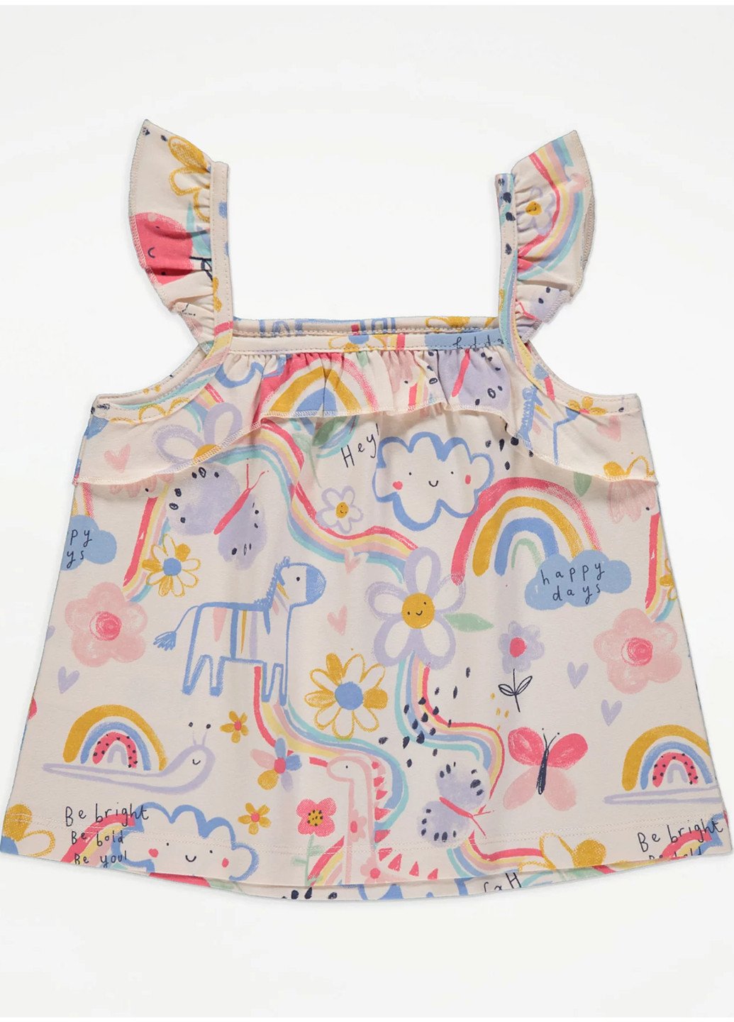 Бежевый летний комплект (майка, шорты) George