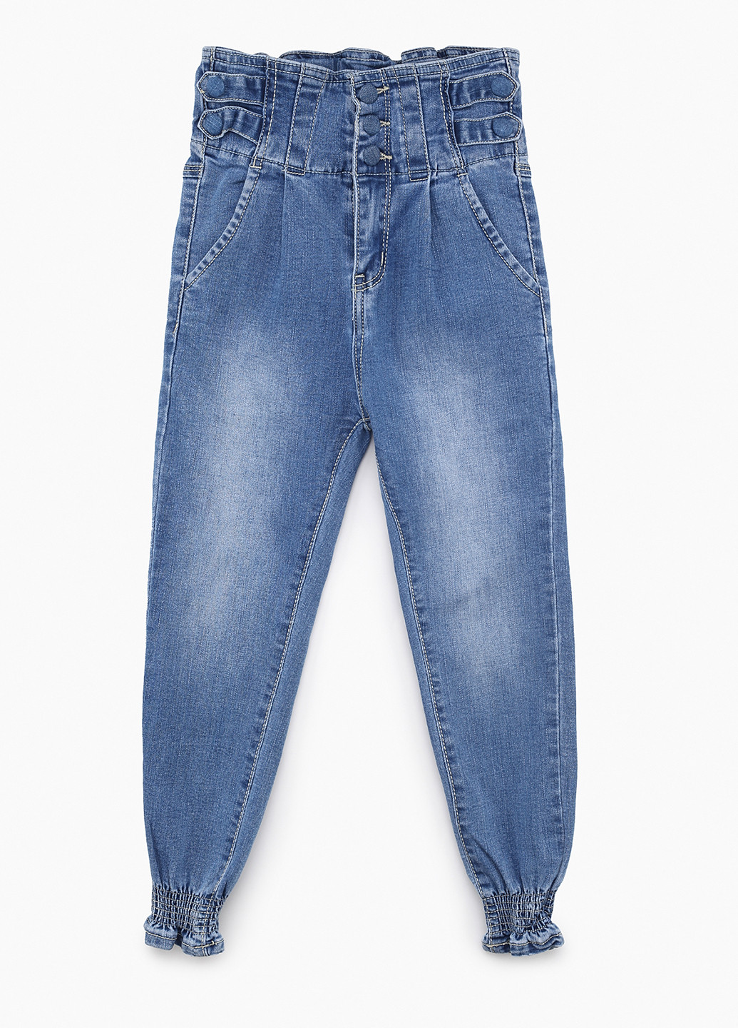 Голубые демисезонные зауженные джинсы S&D