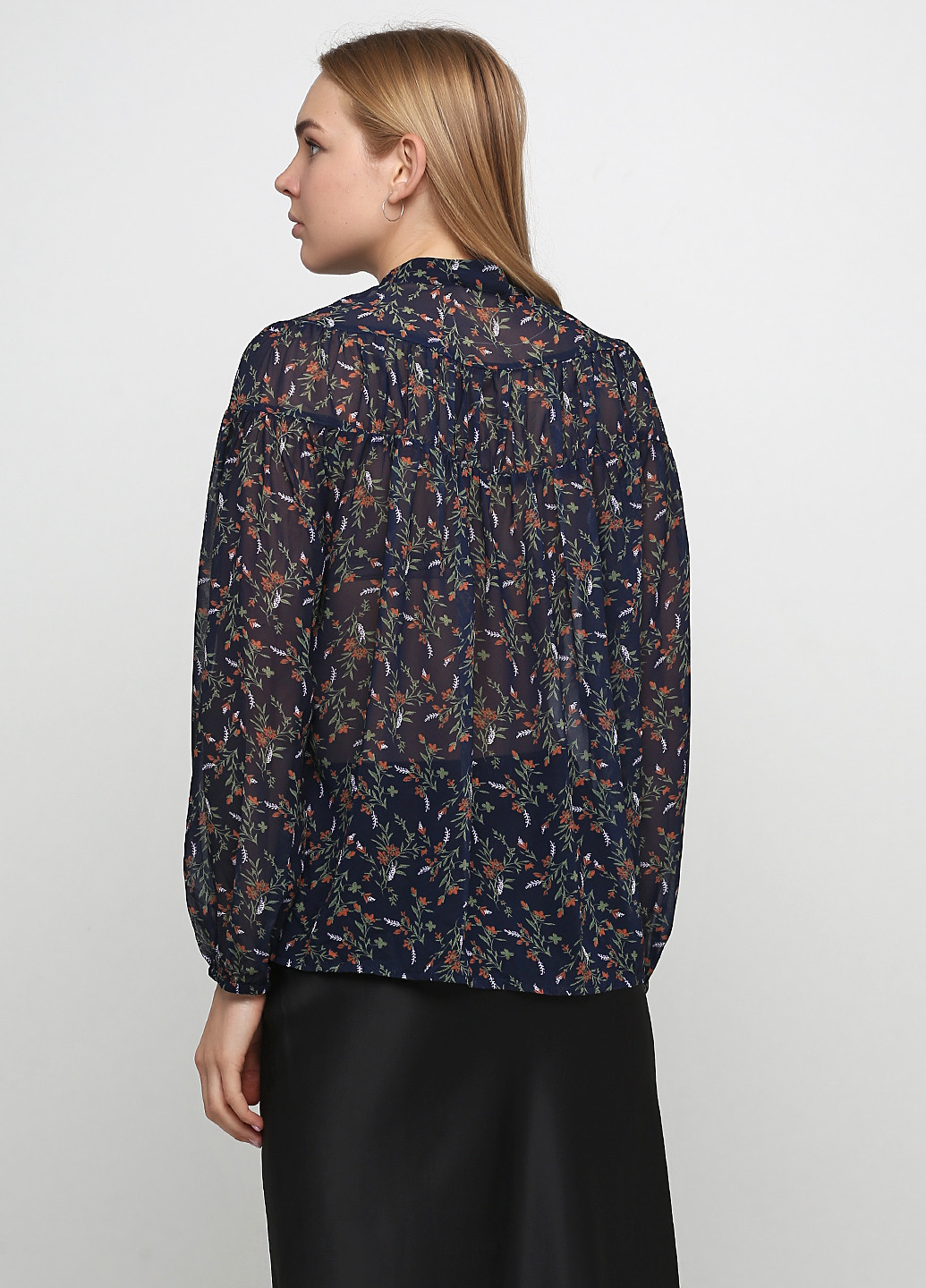 Тёмно-синяя блуза Friendtex