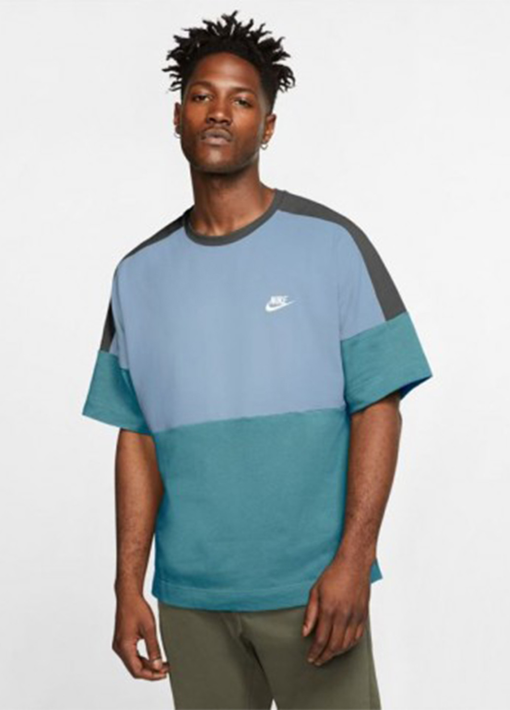 Комбинированная футболка Nike M NSW TOP SS JSY CB