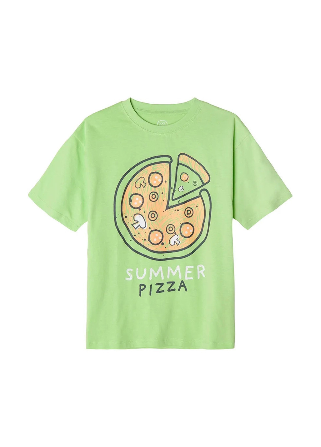 Салатовая летняя футболка Cool Club