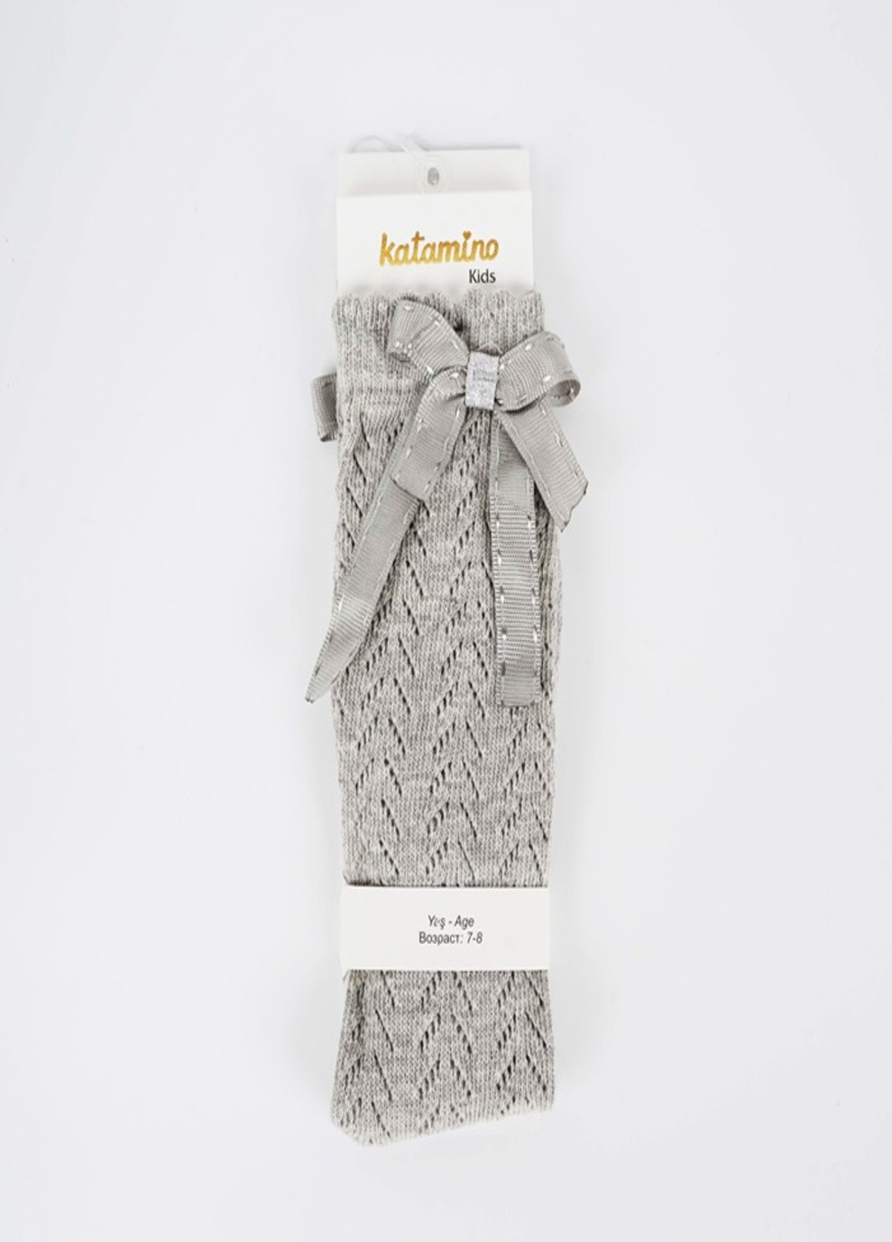 Шкарпетки для дівчат, довгі (котон),, 5-6, beige Katamino k14046 (252932439)