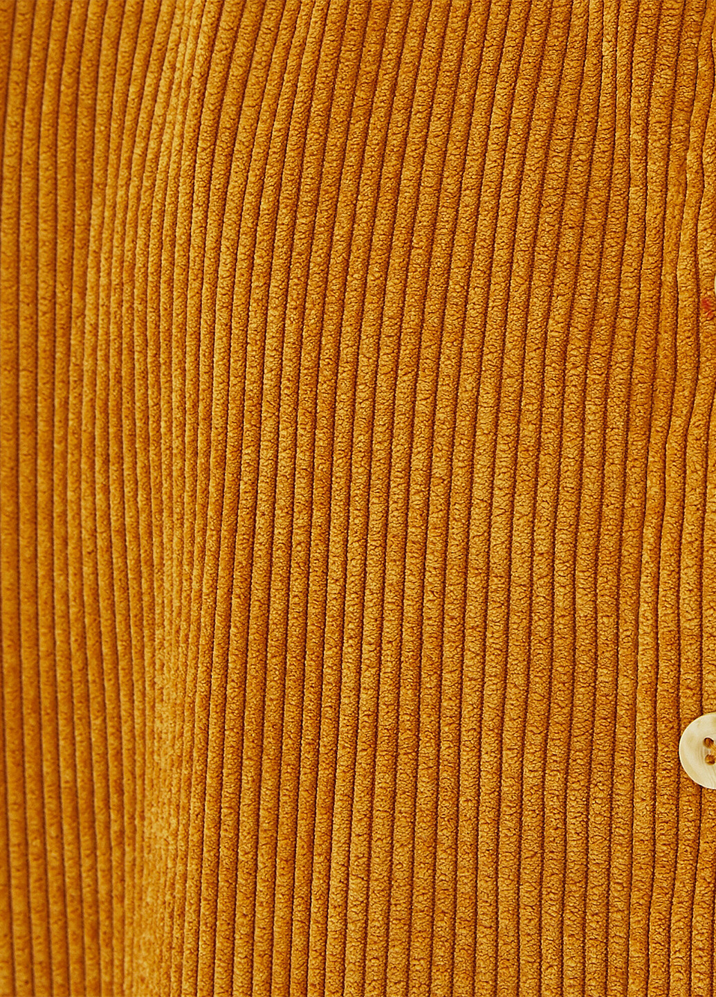 Сорочка KOTON однотонна світло-оранжева кежуал поліестер, вельвет