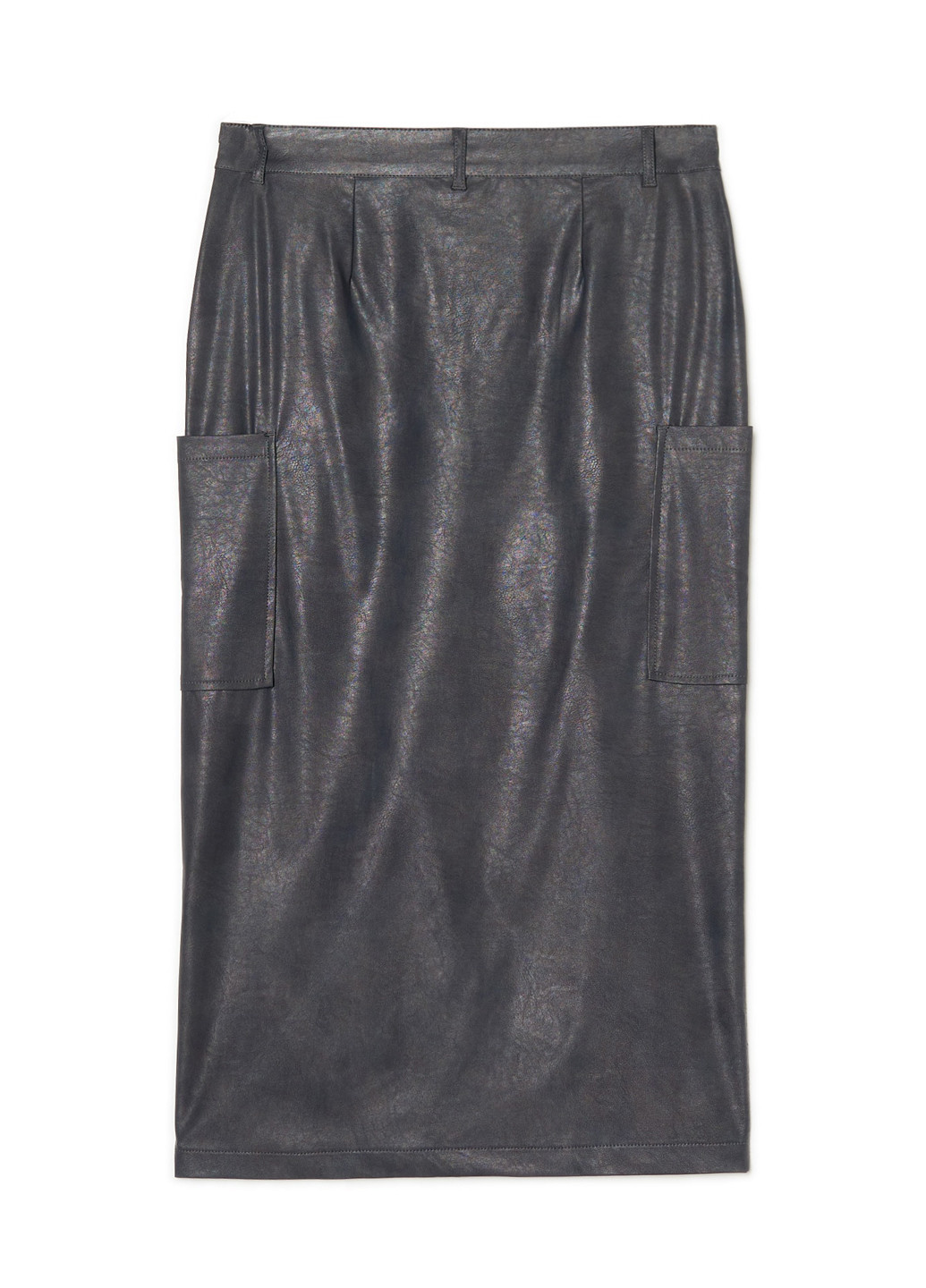 Графитовая кэжуал однотонная юбка Cropp карго