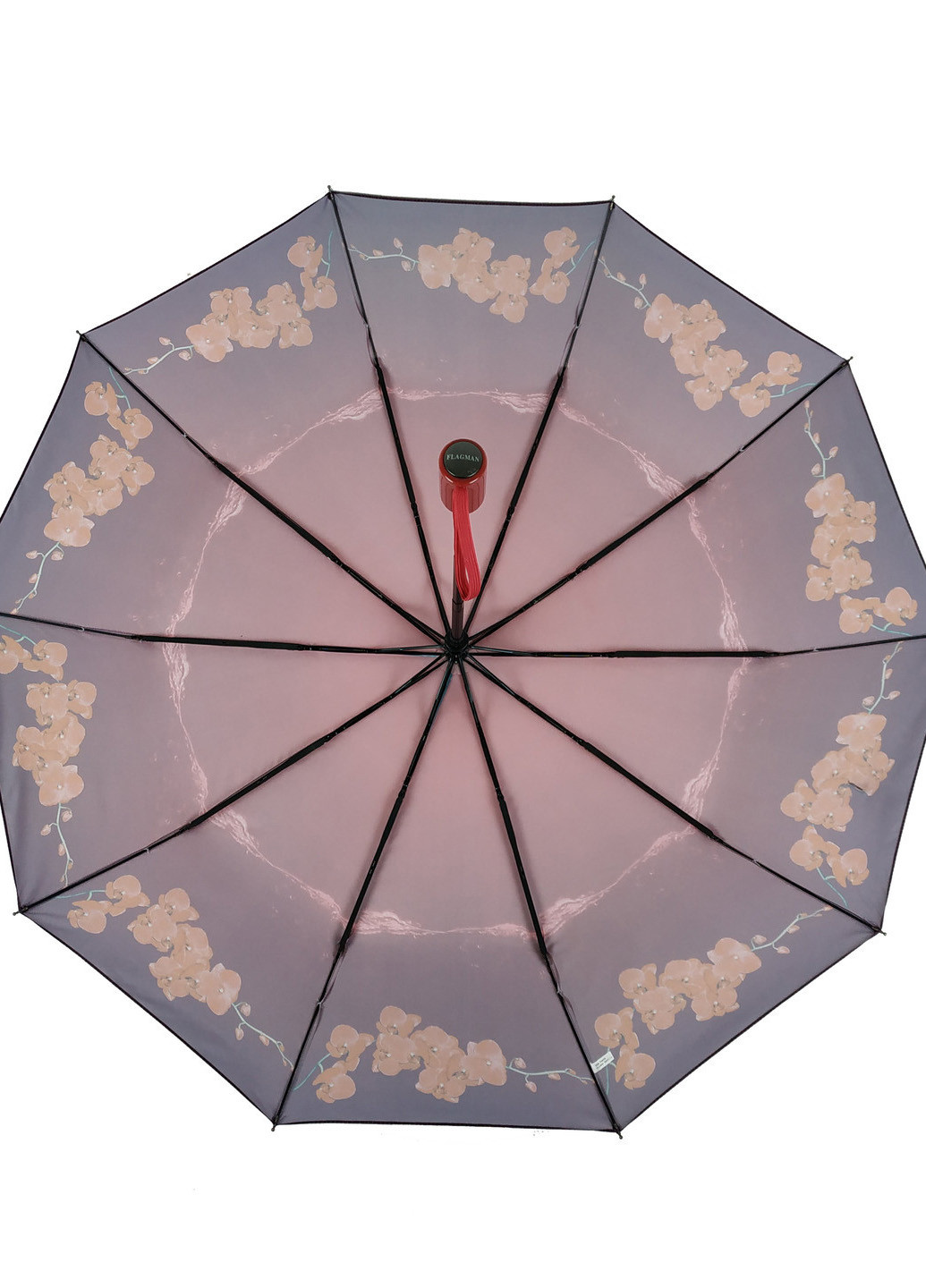 Женский полуавтоматический зонт (733) 98 см Flagman (189979096)