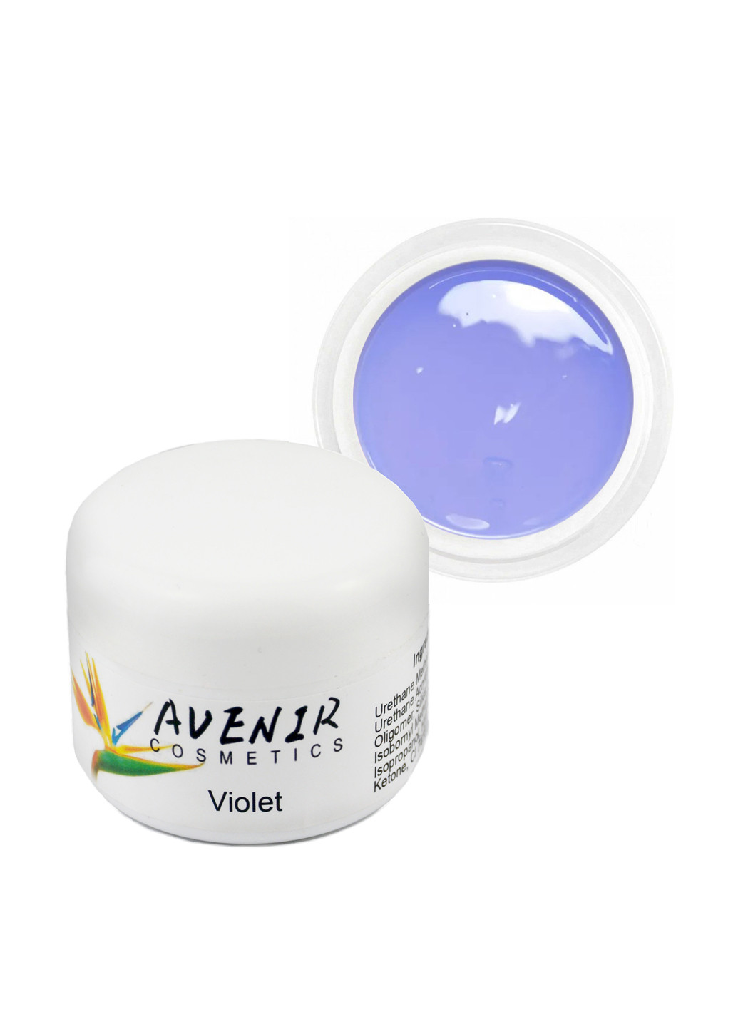 Гель для наращивания Violet, 15 мл AVENIR Cosmetics (119945309)