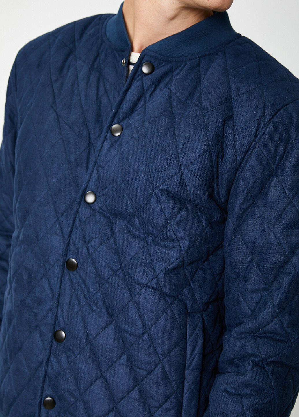 Темно-синя демісезонна куртка KOTON