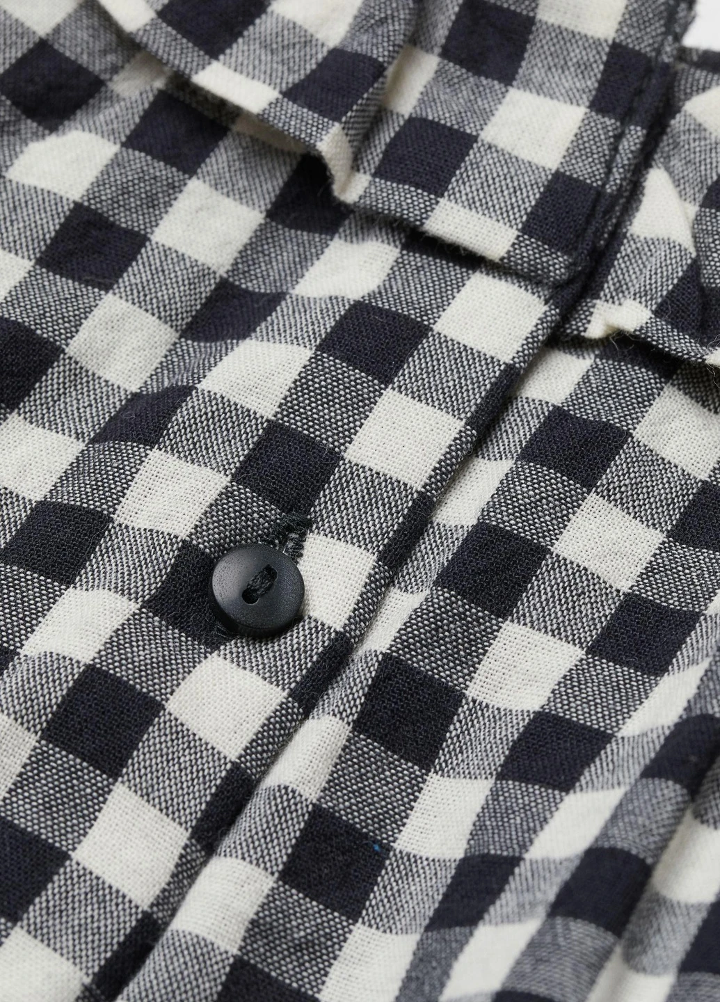 Блуза демісезон,білий-чорний в клітку, H&M (255192565)