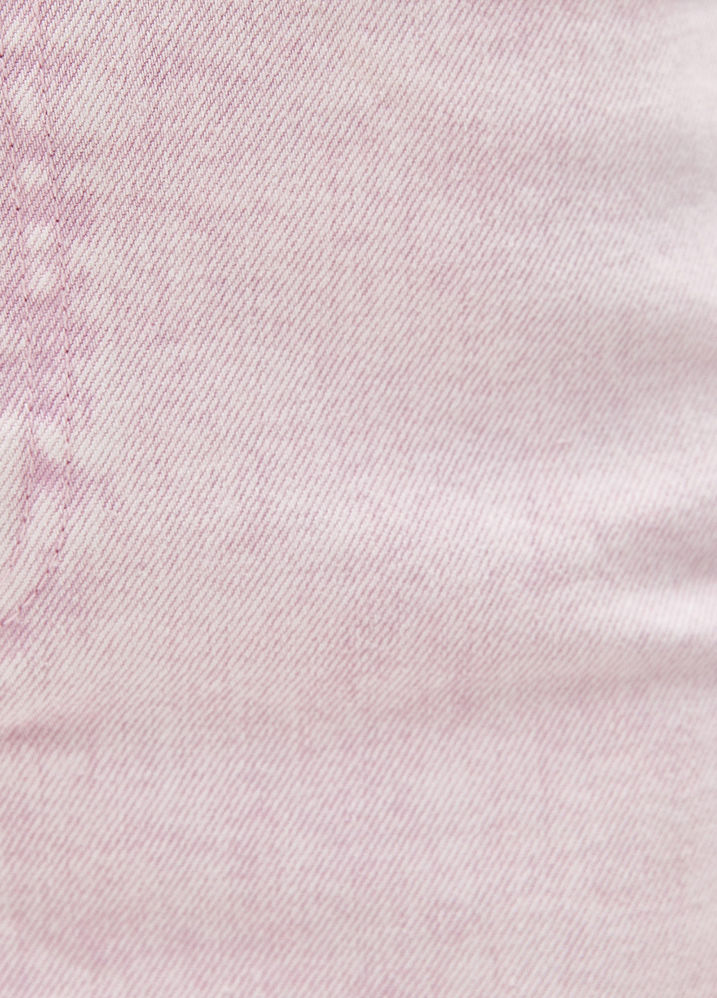 Розовая джинсовая однотонная юбка Bershka карандаш