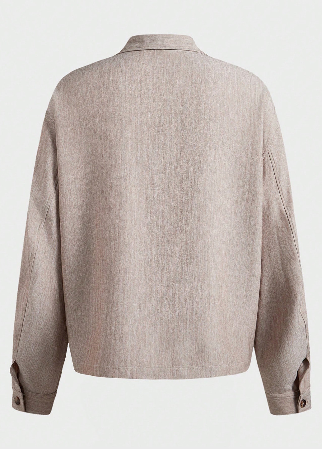 Бежевый демисезонный костюм (рубашка, брюки) брючный, с рубашкой SHEIN