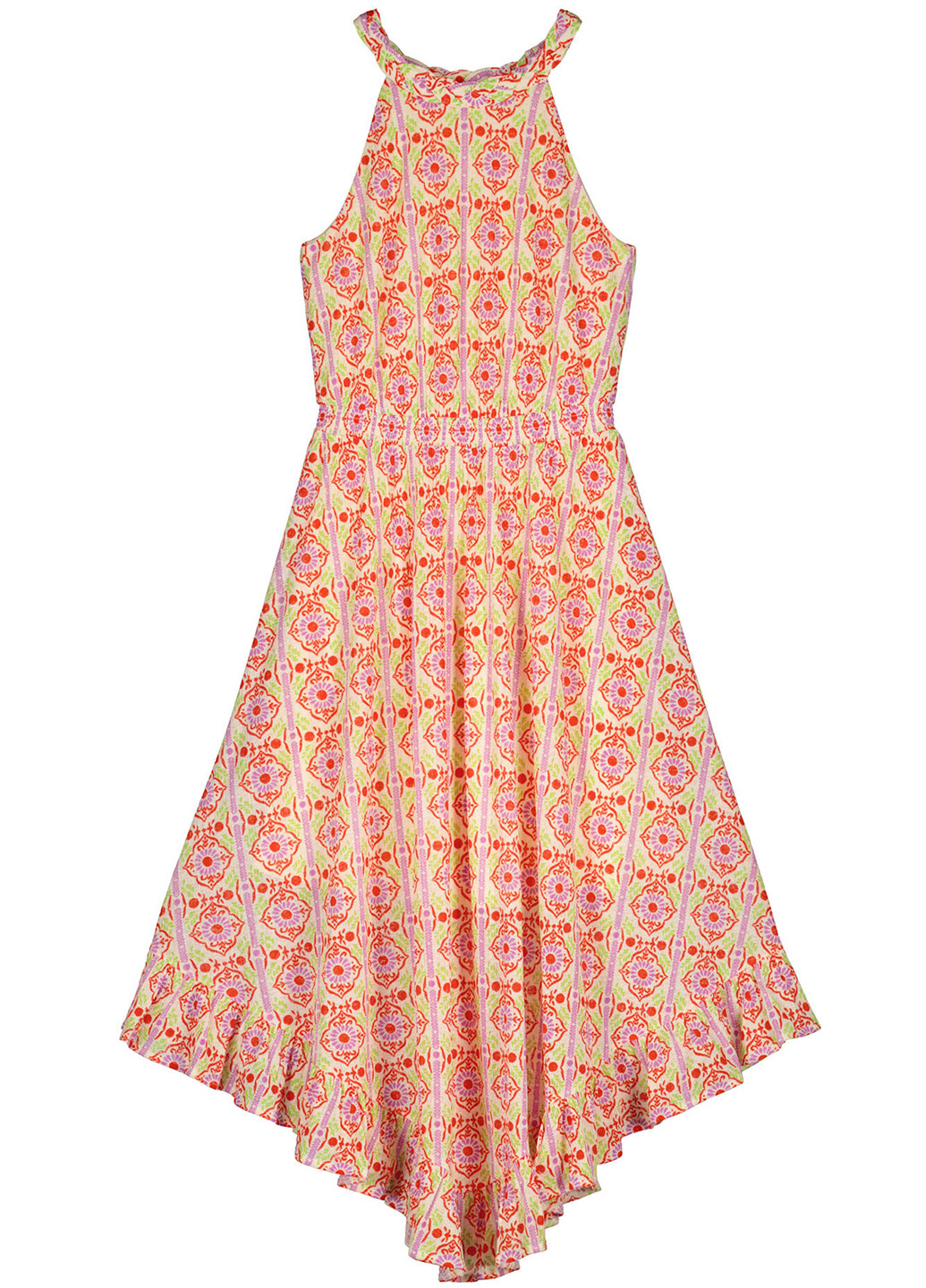 Комбинированное кэжуал платье Springfield с орнаментом