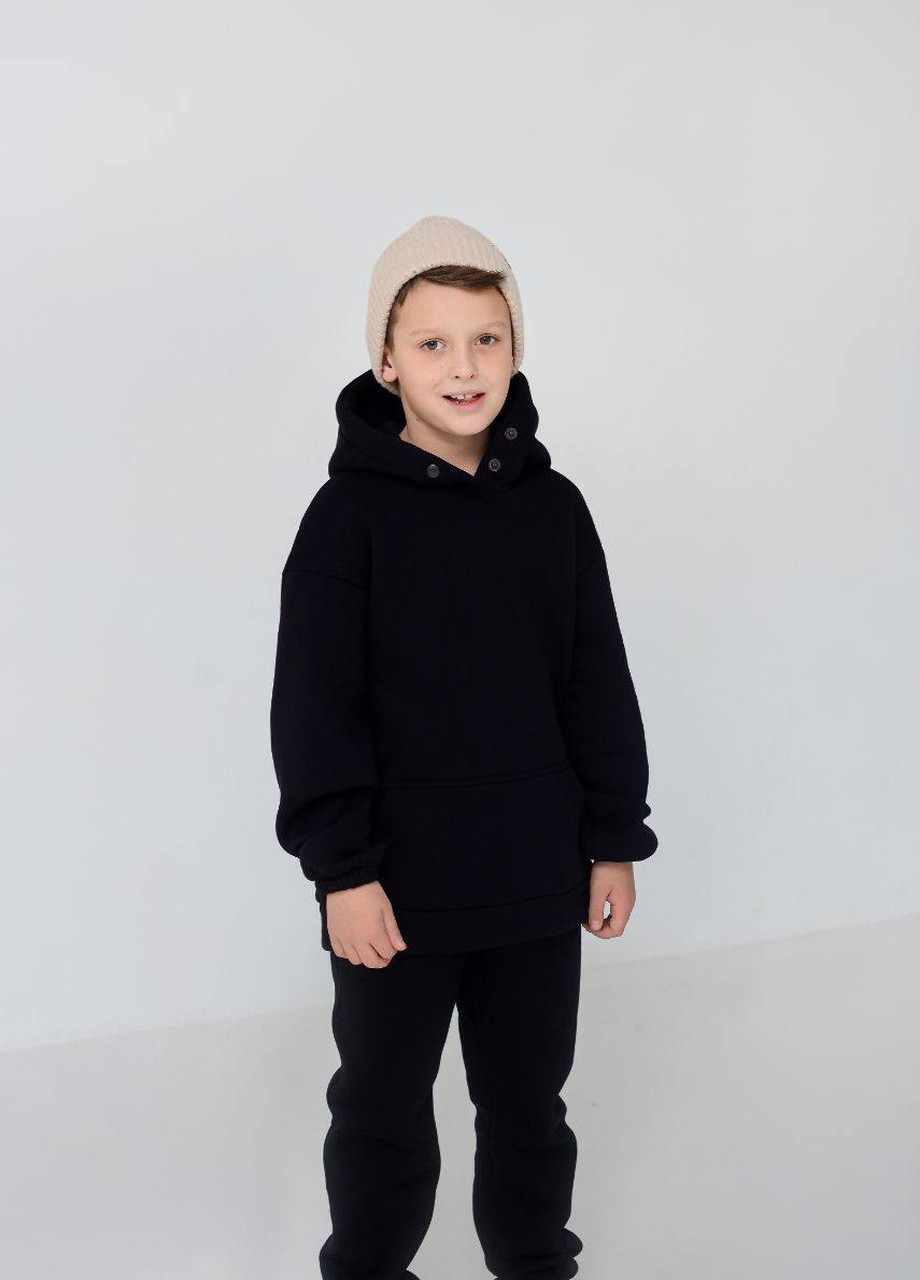 Чорний демісезонний костюм брючний Garna