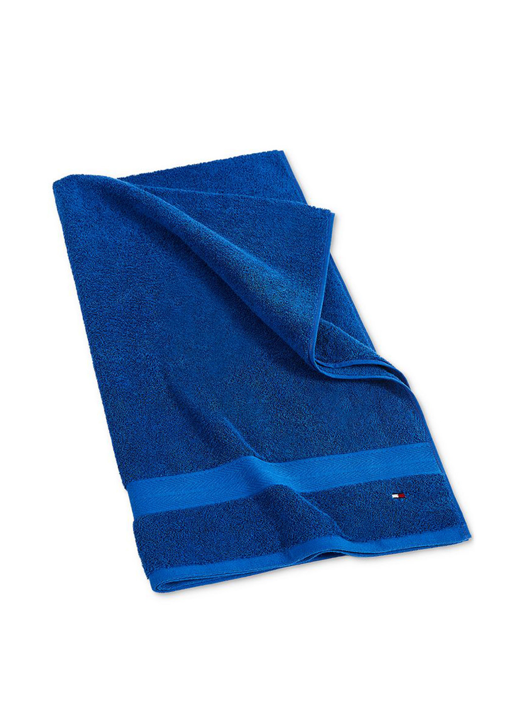 Tommy Hilfiger полотенце, 76х138 см однотонный синий производство - Индия