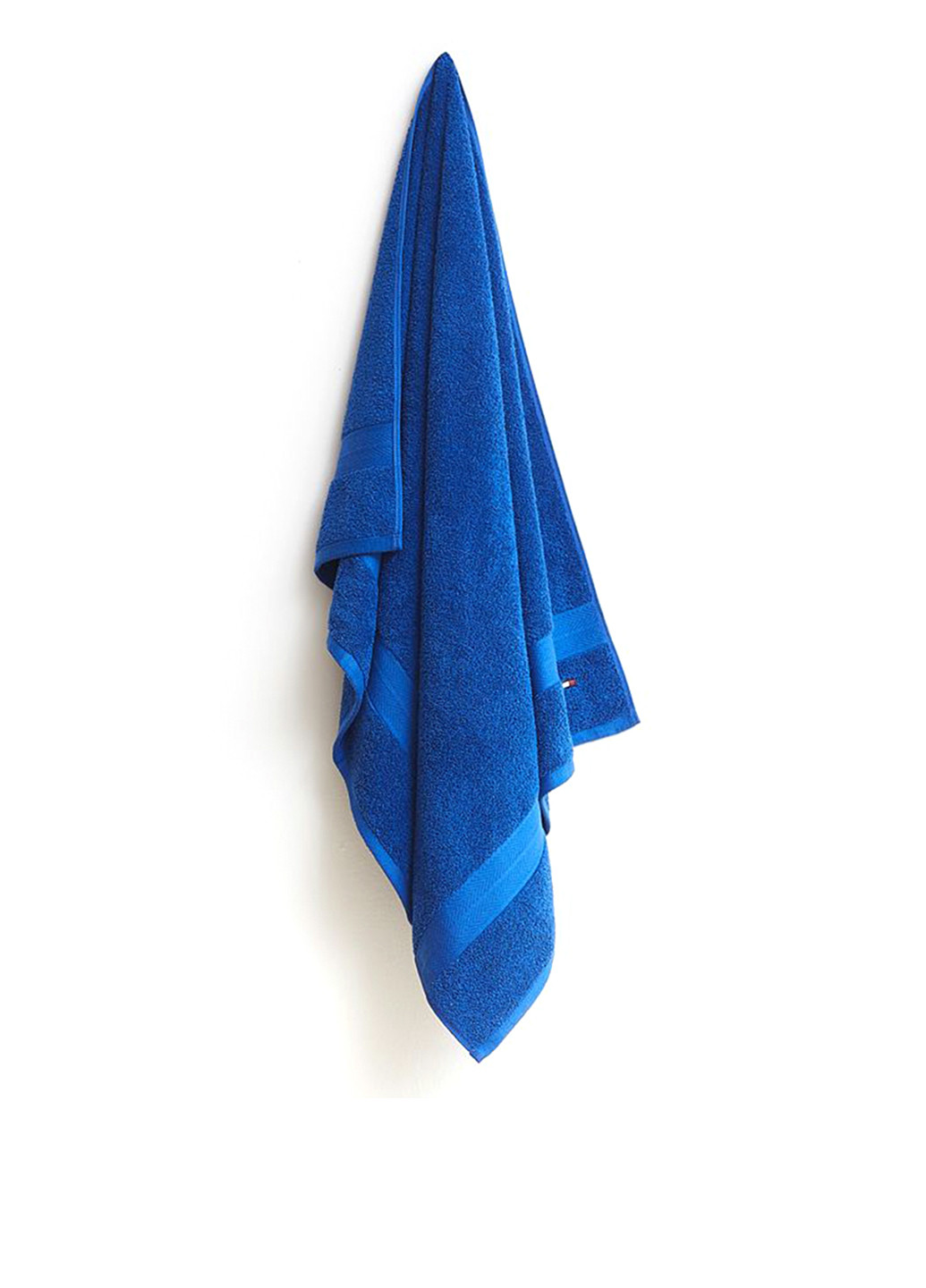 Tommy Hilfiger полотенце, 76х138 см однотонный синий производство - Индия