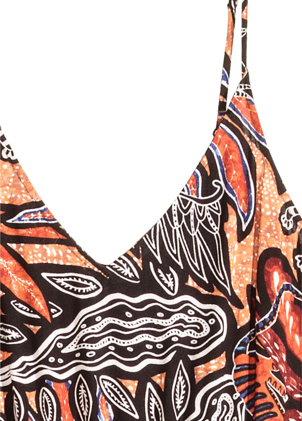 Комбинезон H&M комбинезон-брюки рисунок комбинированный кэжуал вискоза