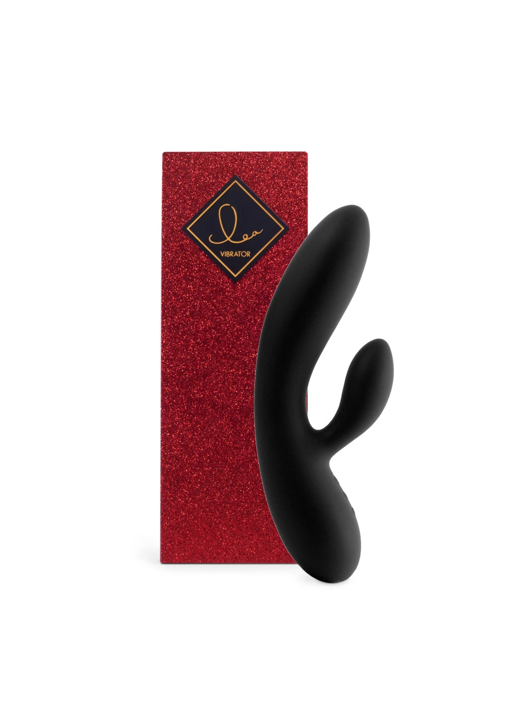 Гибкий вибратор кролик с двумя моторами Lea Rabbit Vibrator Black FeelzToys (252297696)