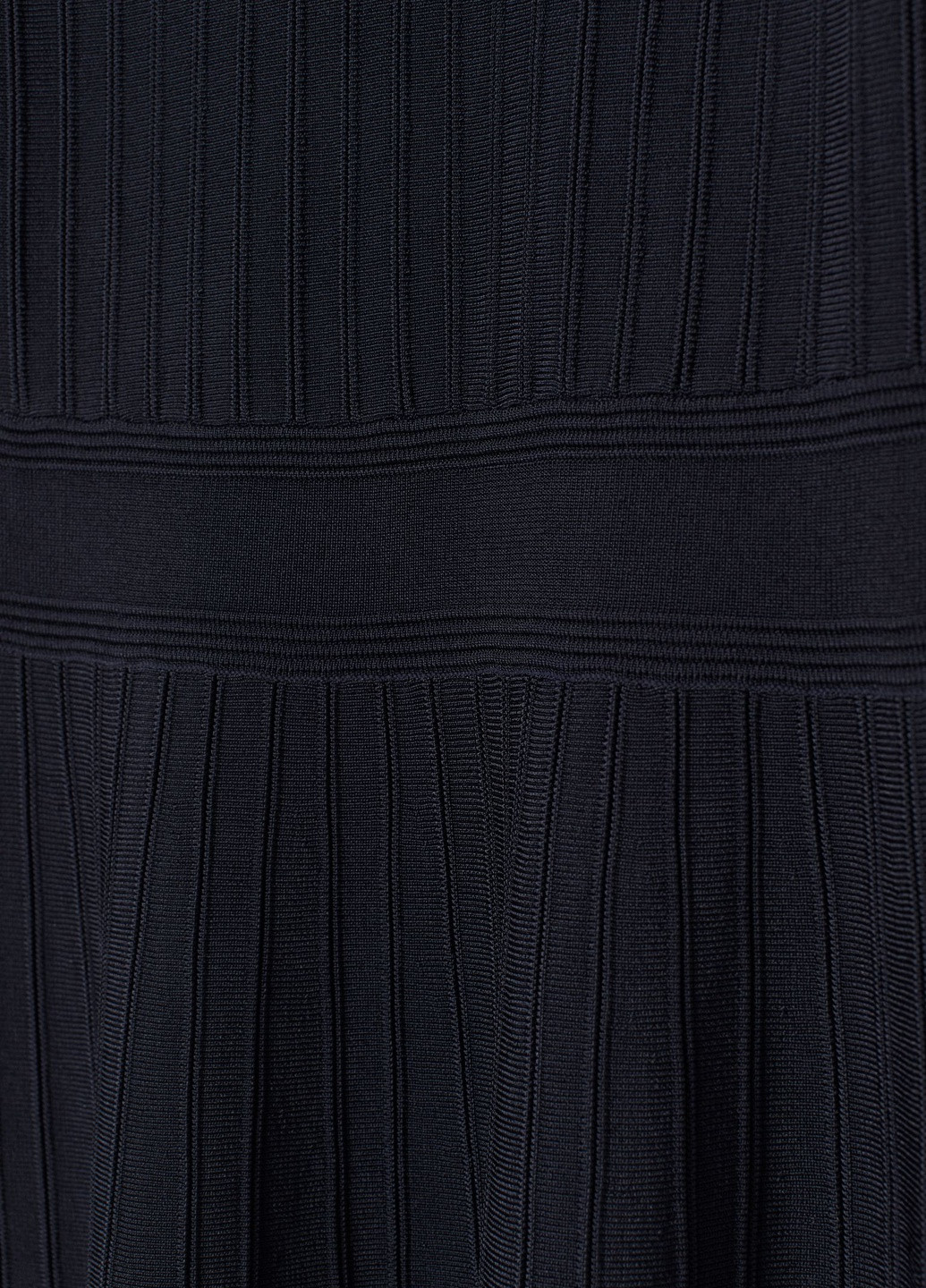 Темно-синее кэжуал платье H&M однотонное