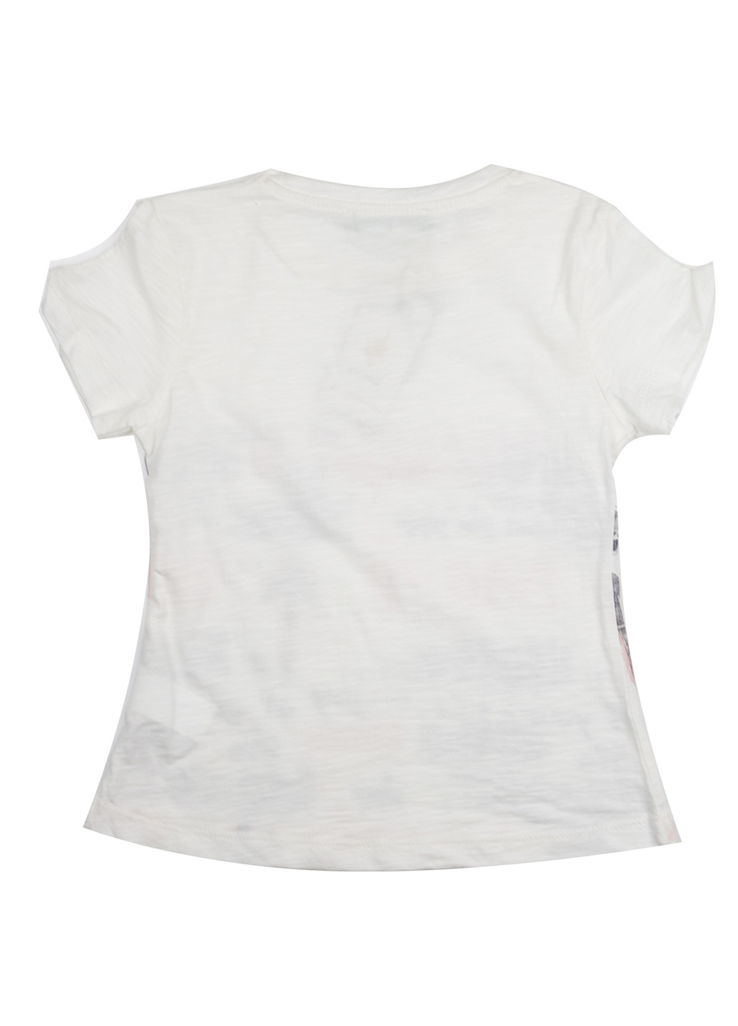 Молочна літня футболка з коротким рукавом Cichlid