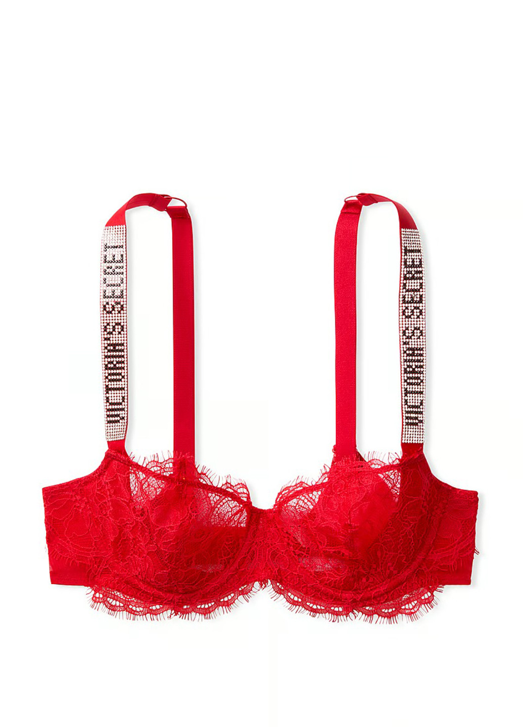 Червоний демісезонний комплект (бюстгальтер, трусики) Victoria's Secret