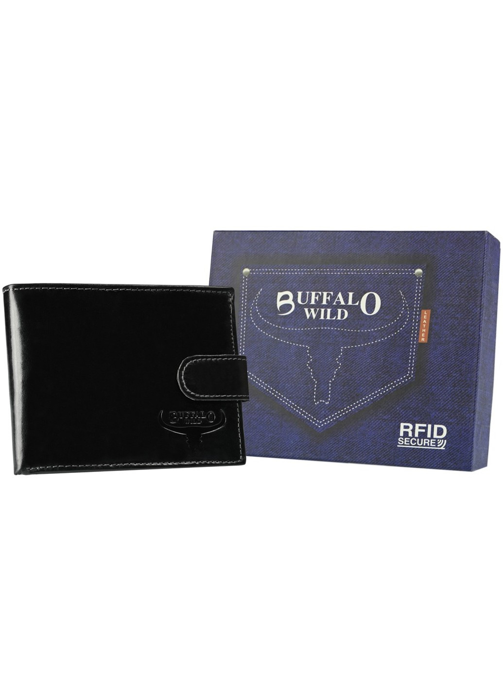 Кошелек мужской кожаный N992L-CVTB Buffalo Wild (254314177)
