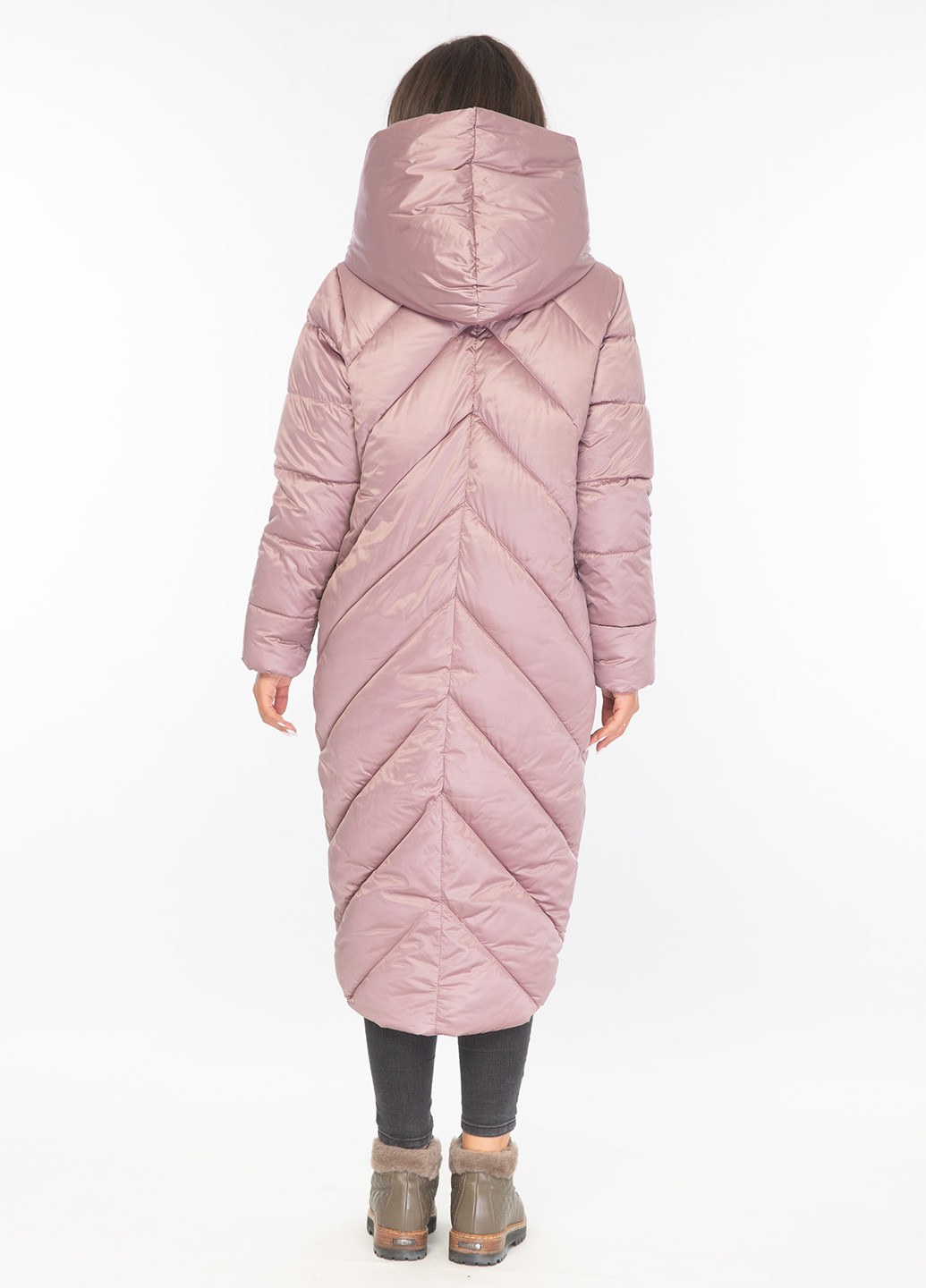 Розовая зимняя куртка Icon