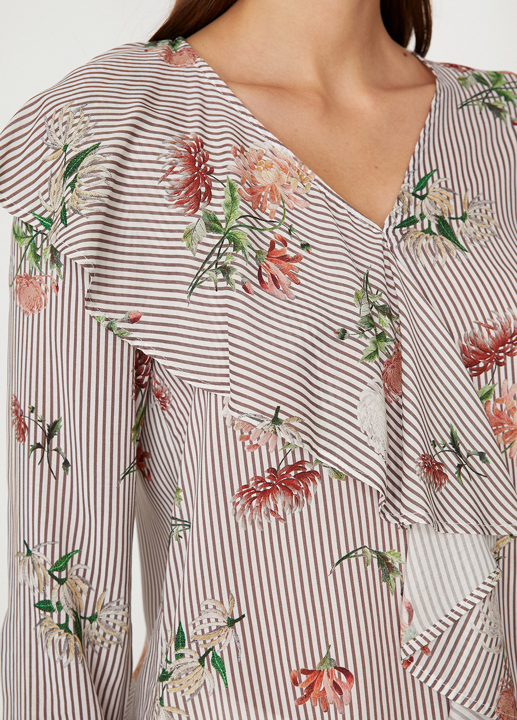 Комбинированная блуза KOTON