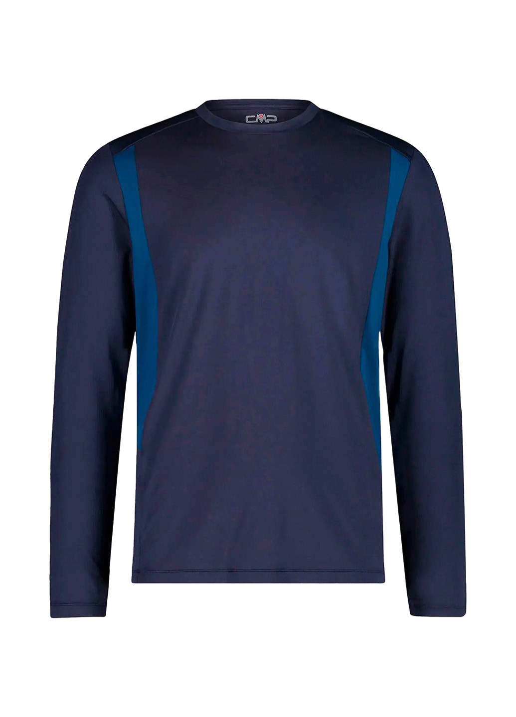 Лонгслів CMP напис темно-синій спортивні поліестер