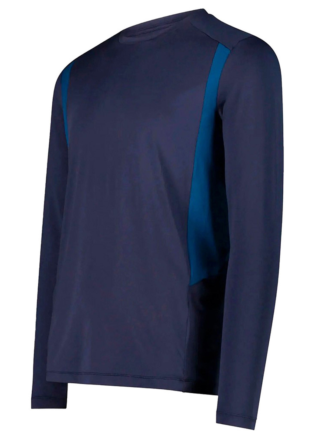 Лонгслів CMP напис темно-синій спортивні поліестер