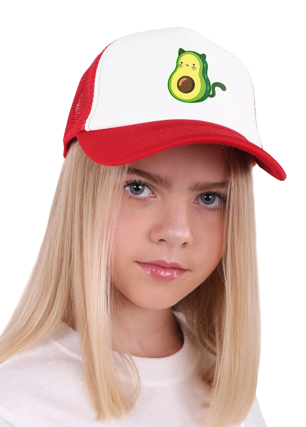 Кепка Тракер дитяча Авокадо Котик (Avocado Cat) (33404-1372) MobiPrint (220824414)