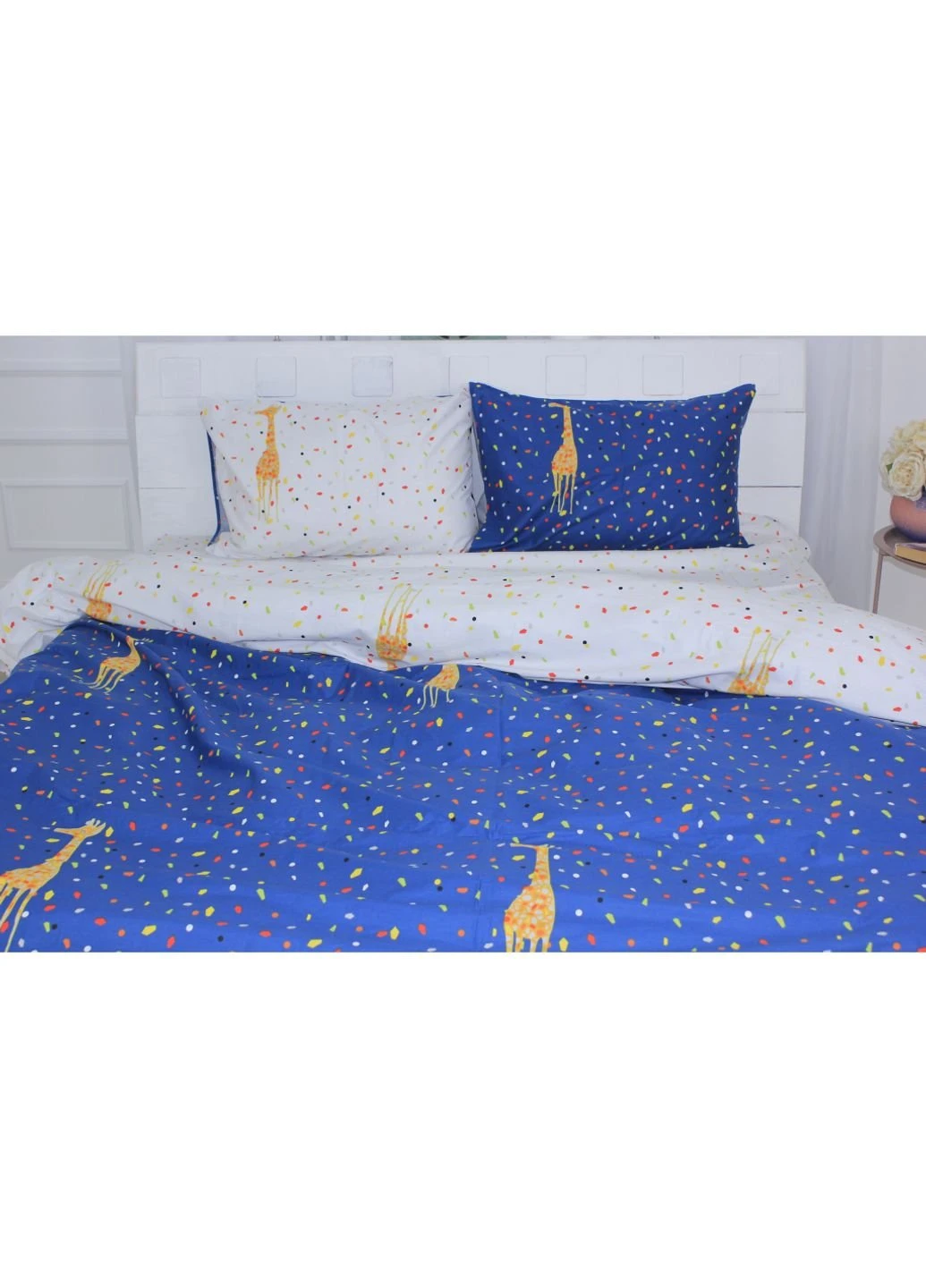 Простирадло MirSon Сатин 22-1167 Pansy 150х220 см (2200002035873) No Brand (254008687)
