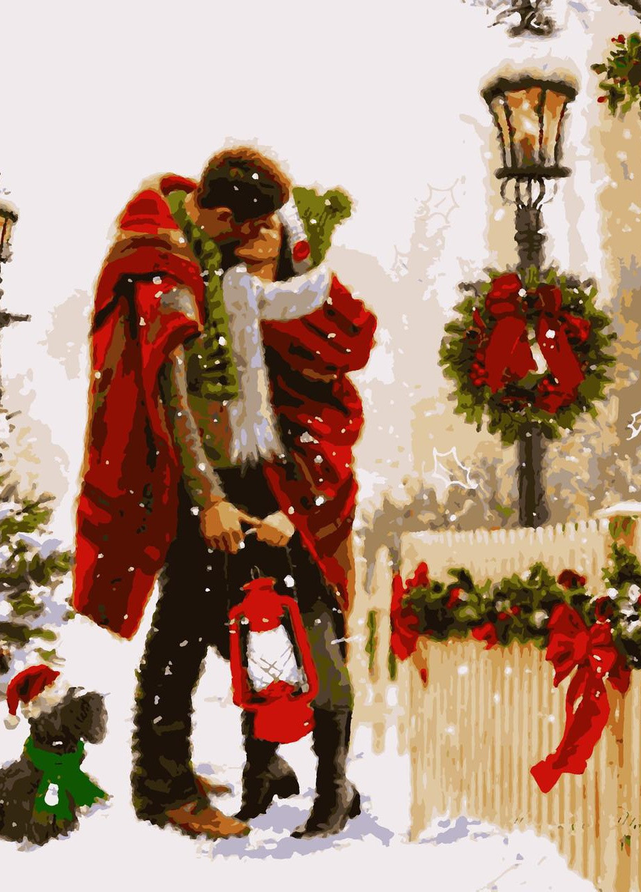 Картин по номерам "Рождество с любовью" 50*60 см No Brand (254583988)