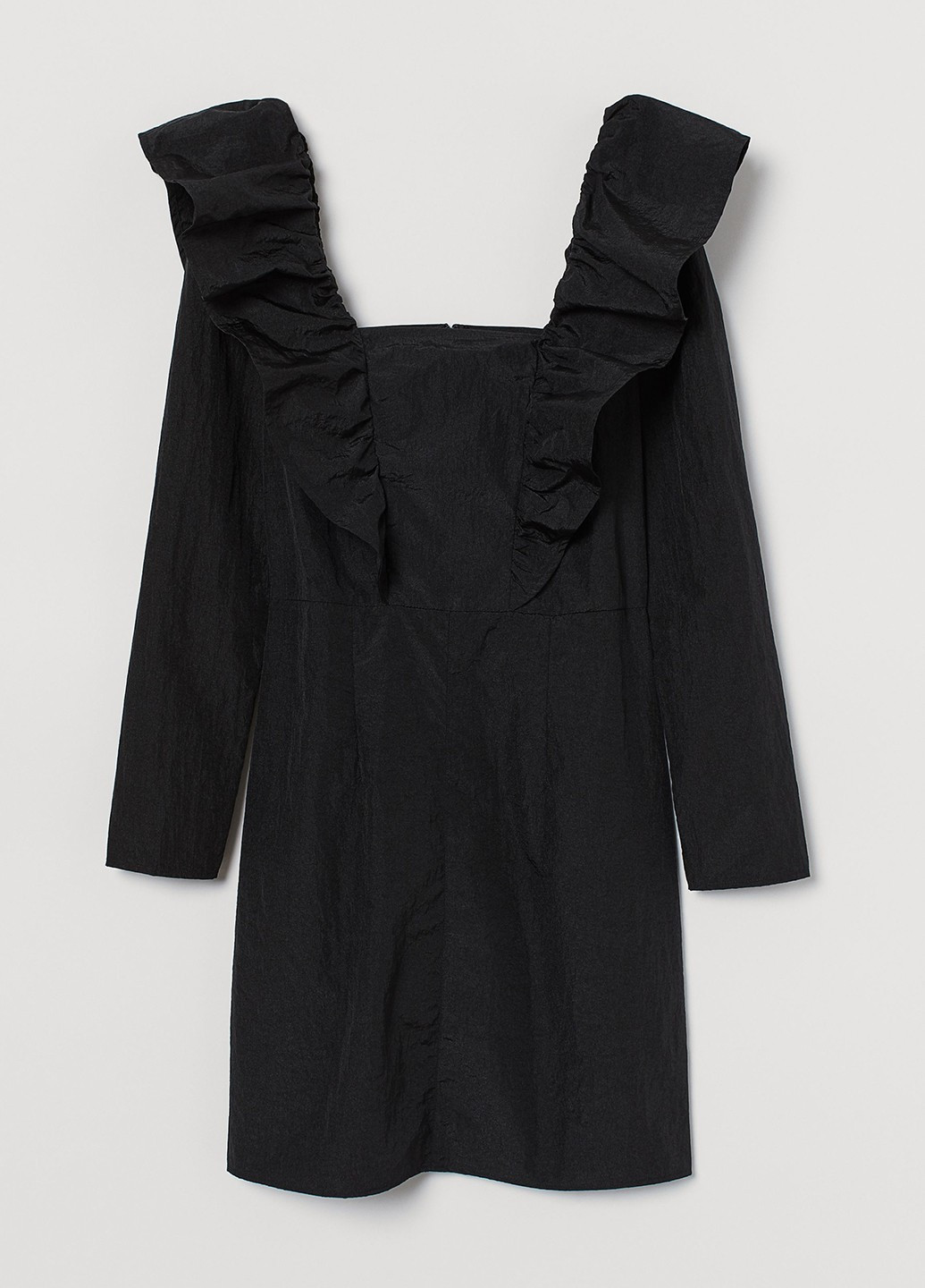 Чорна кежуал сукня H&M однотонна