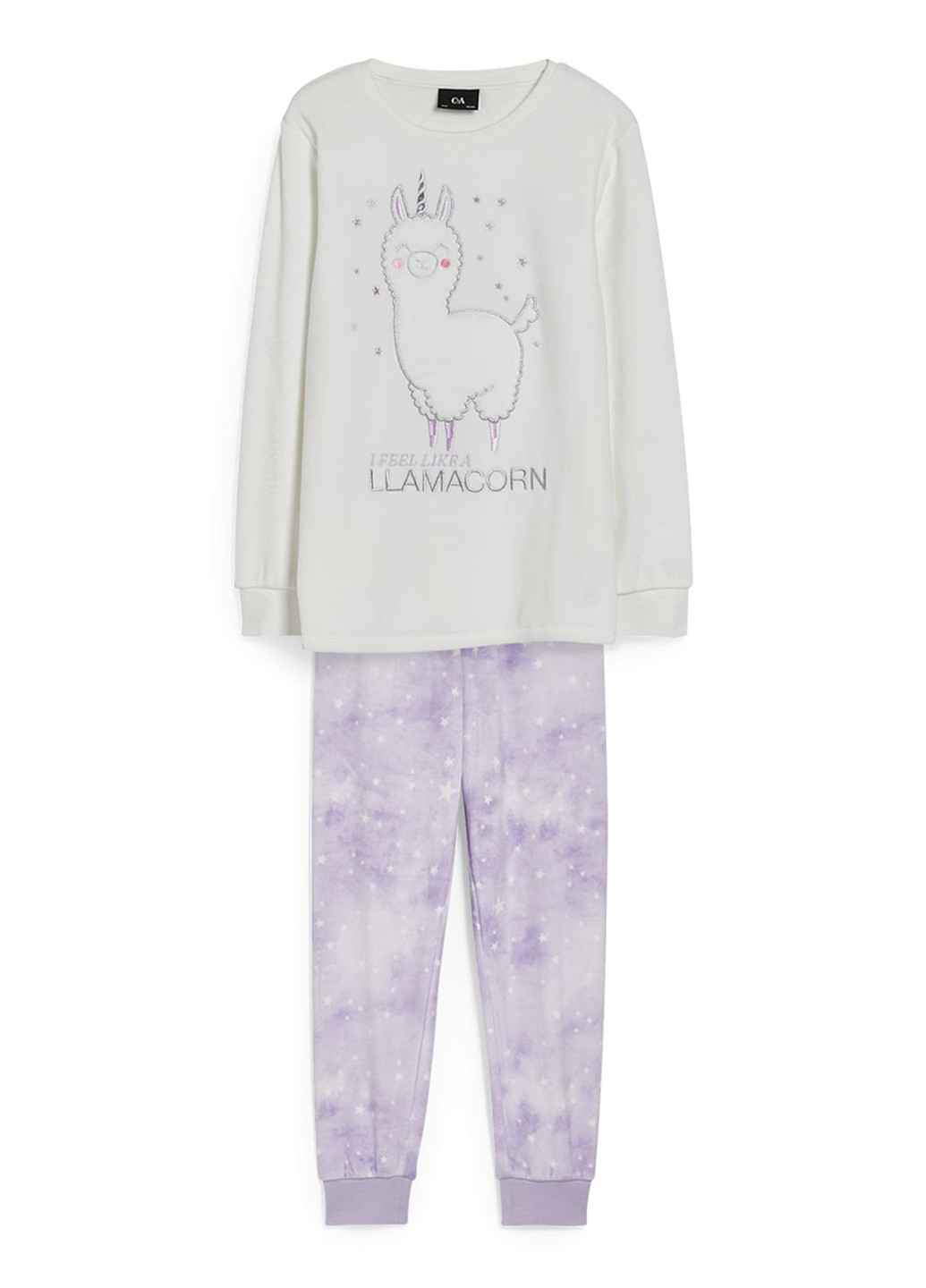 Комбинированная демисезонная пижама (свитшот, брюки) свитшот + брюки C&A