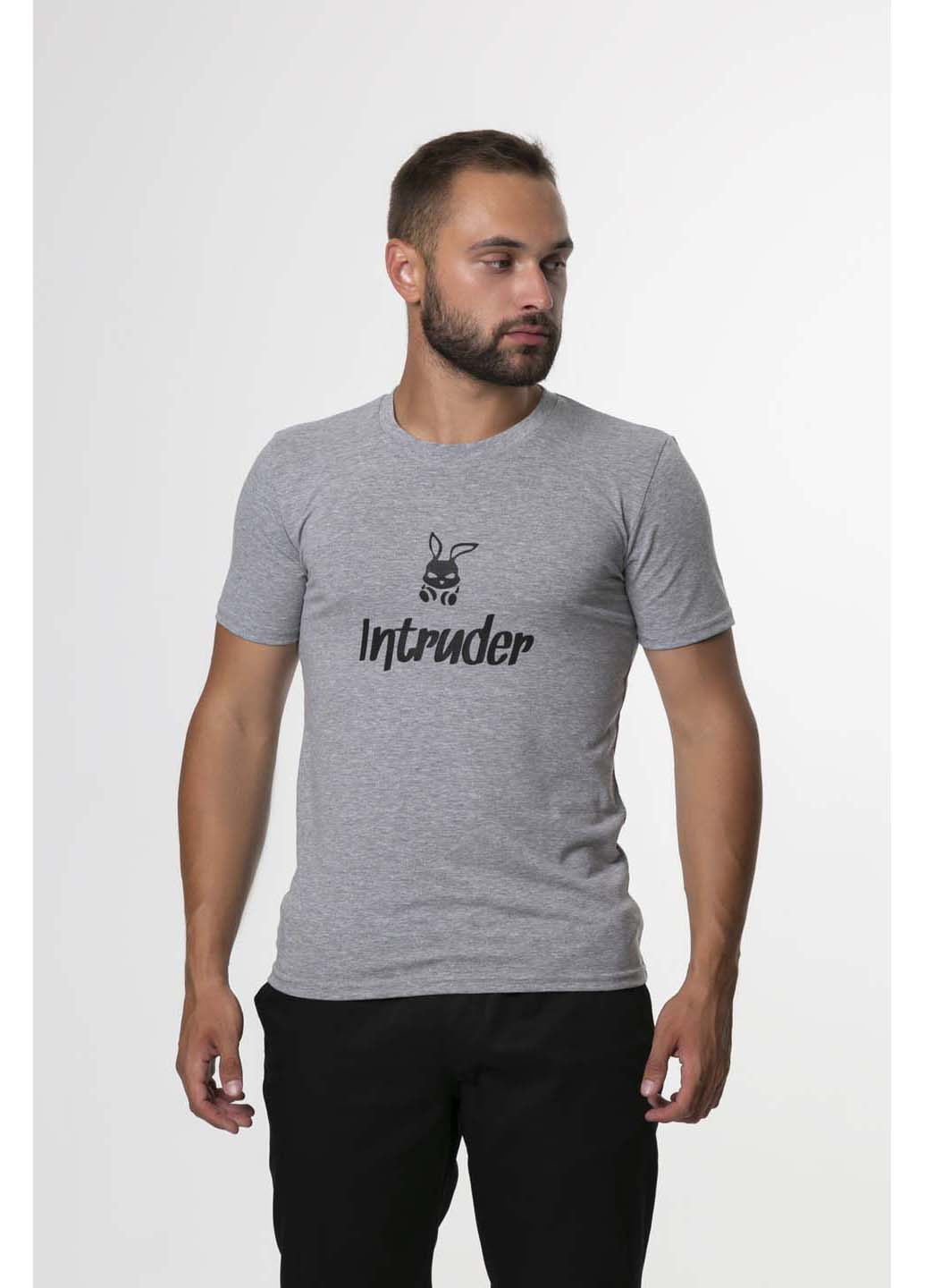 Серая футболка Intruder