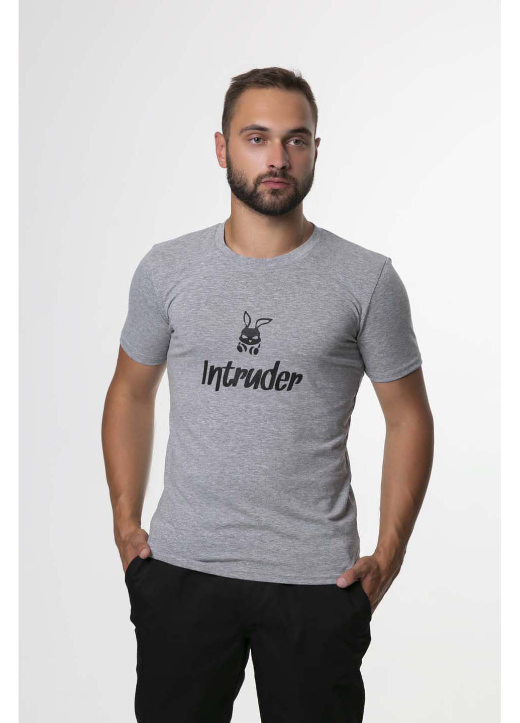 Сіра футболка Intruder