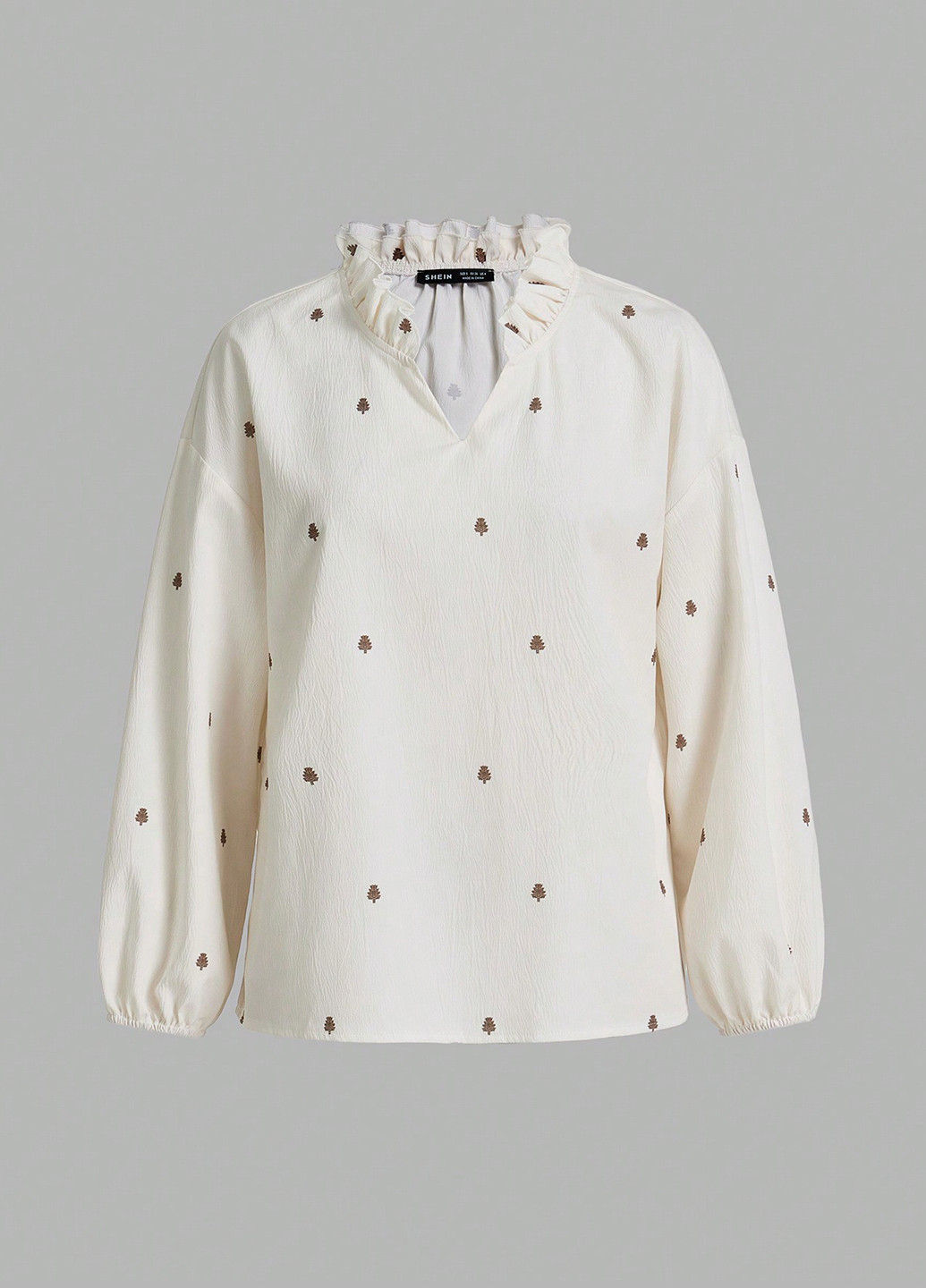 Молочная блуза SHEIN