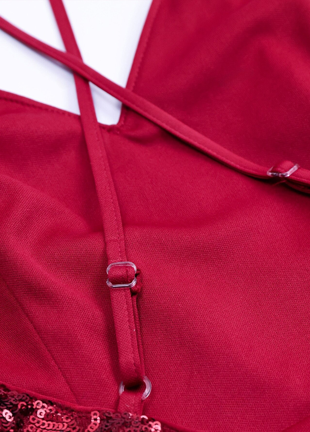 Бордова коктейльна сукня кльош SHEIN однотонна