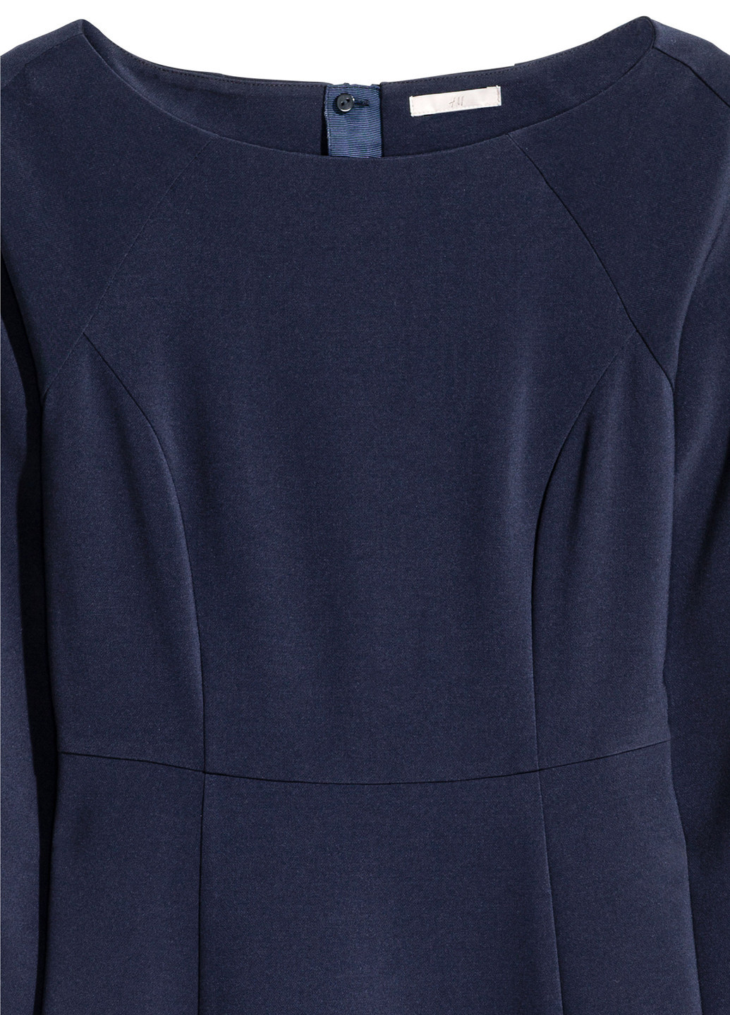 Темно-синя кежуал сукня дзвін H&M однотонна