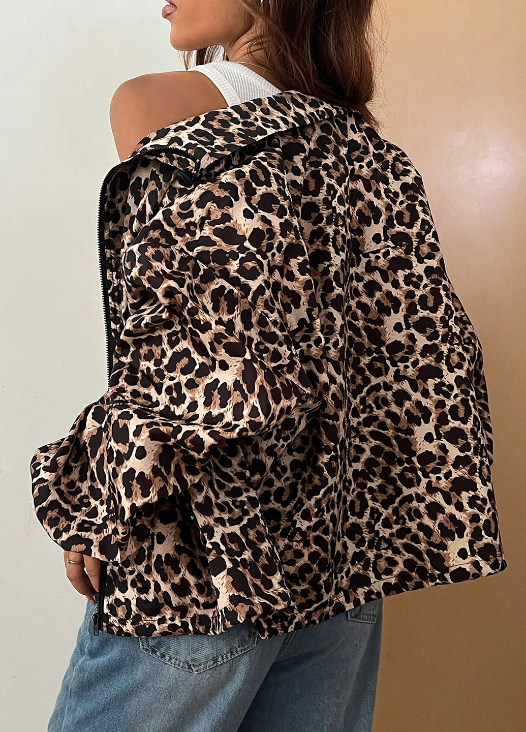 Комбінована демісезонна куртка SHEIN